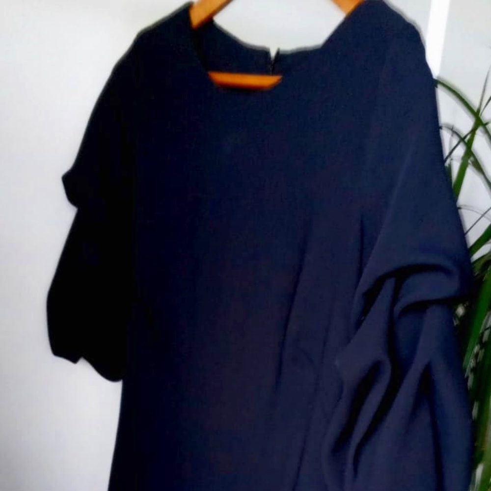 Sandro Ferrone Roma mid-length Puff Sleeve Dress